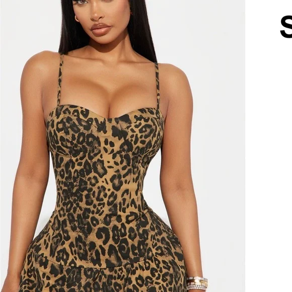 Fashion Nova Dresses Fashion Nova Leopard Print Mini Dress